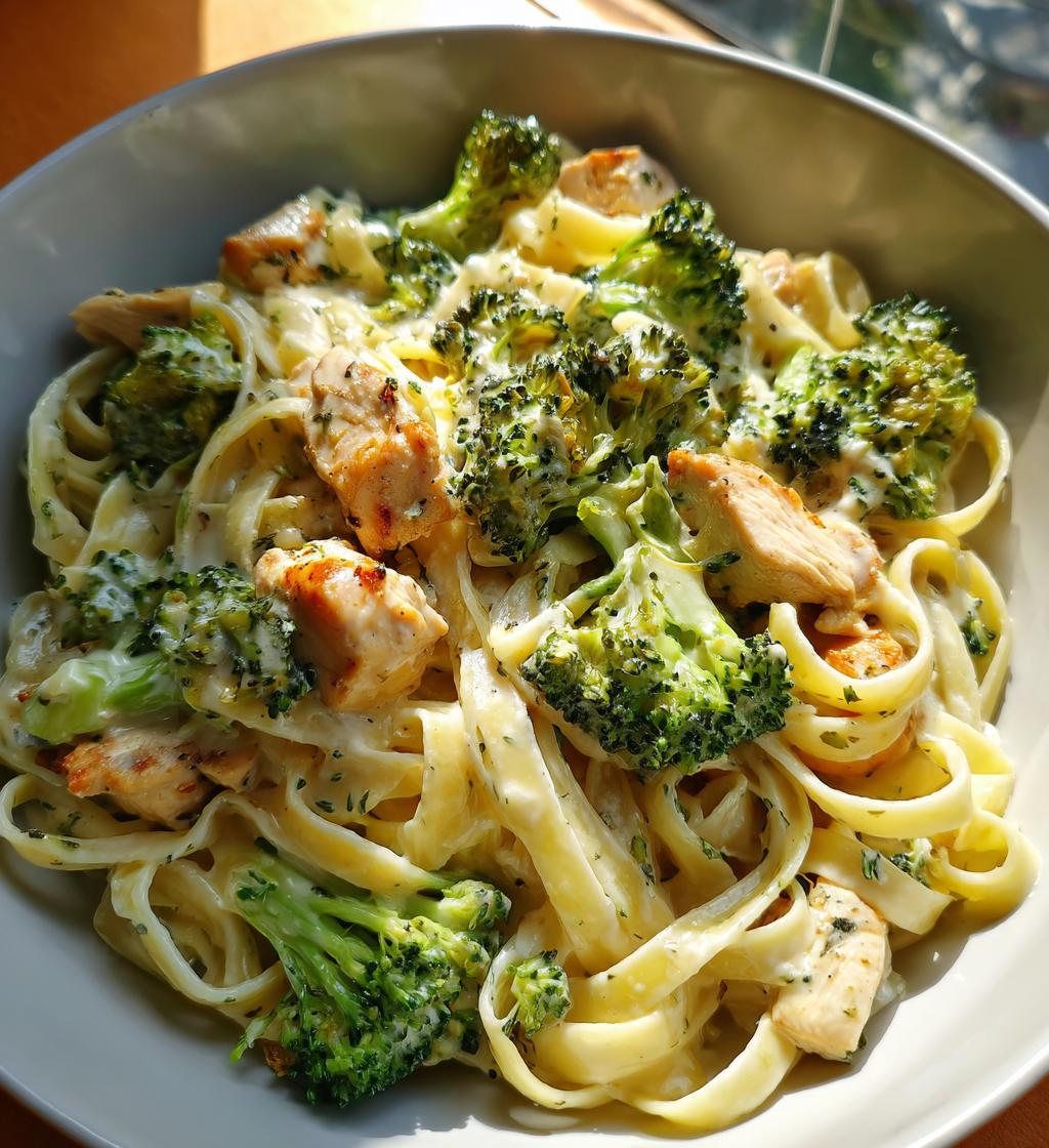 Chicken and Broccoli Alfredo