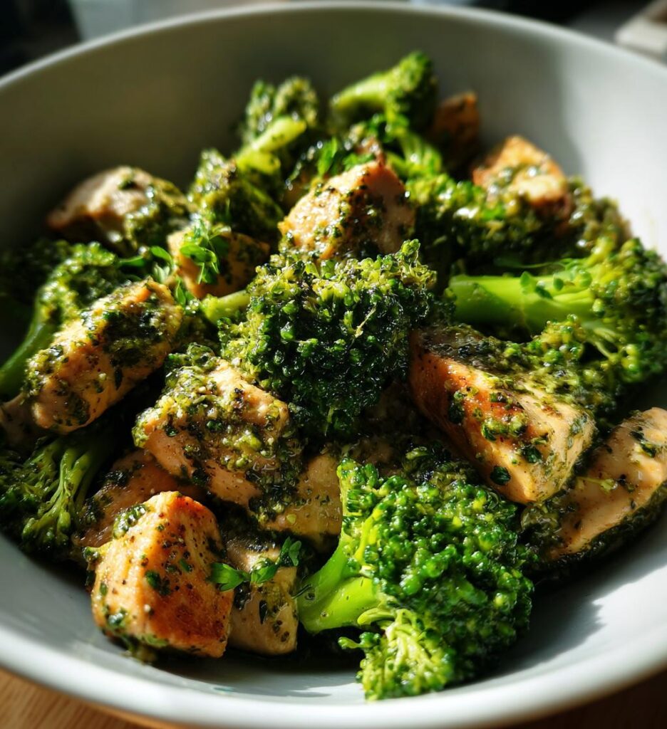 Chicken and Broccoli Pesto