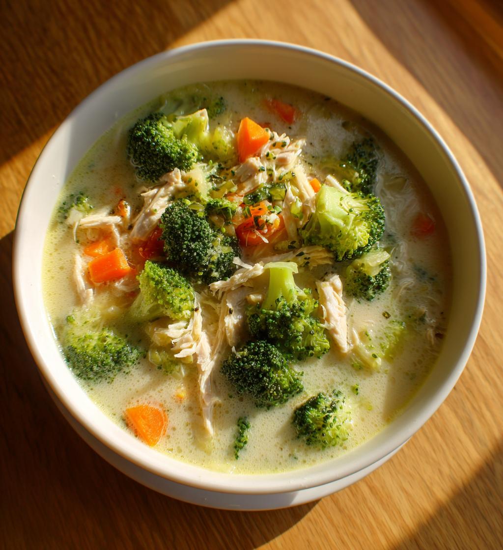 Chicken and Broccoli Soup