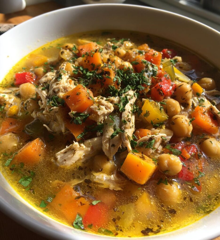 Chicken and Chickpea Soup