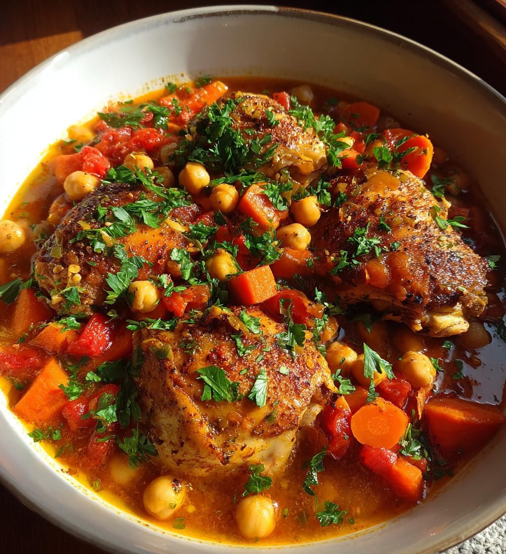 Chicken and Chickpea Stew