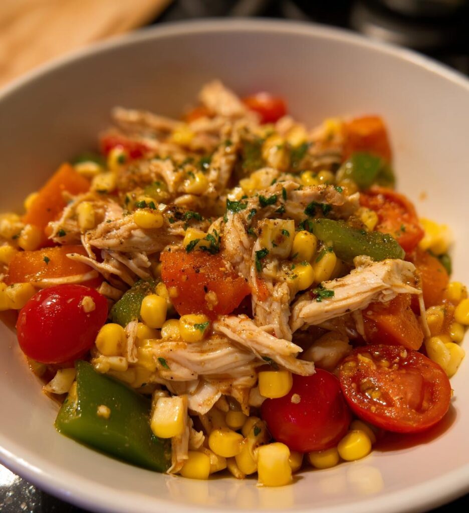 Chicken and Corn Primavera