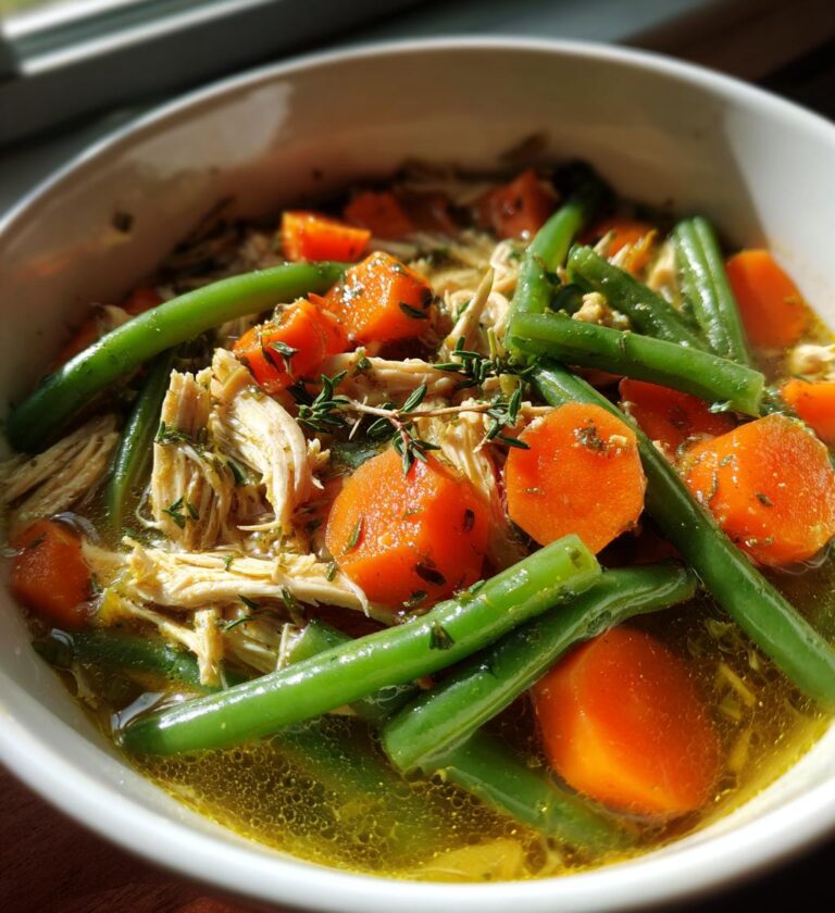 Chicken and Green Bean Soup