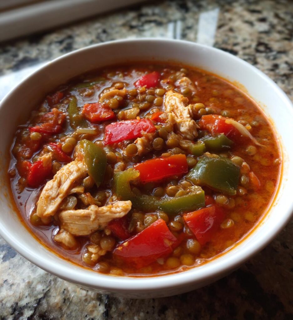 Chicken and Lentil Chili