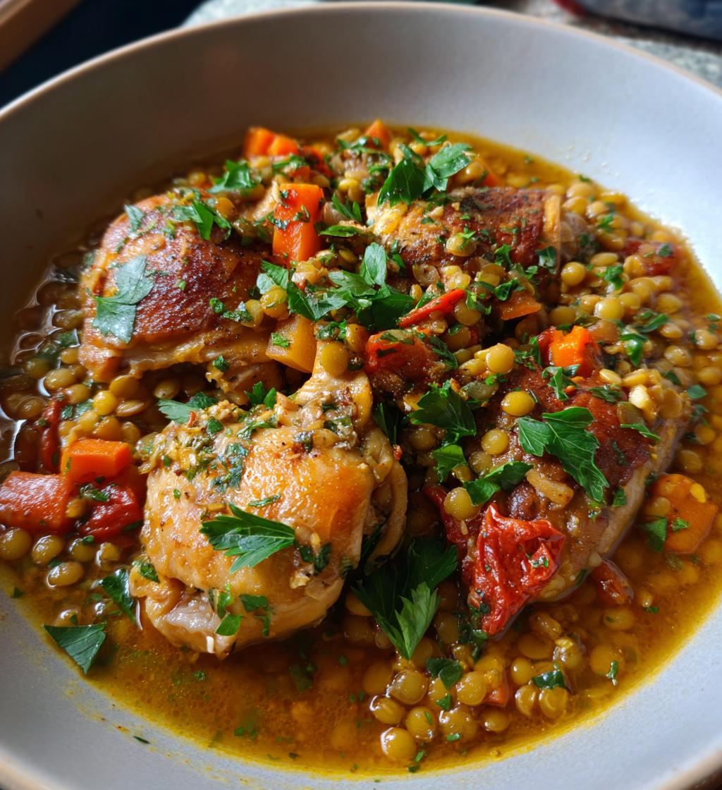 Chicken and Lentil Stew