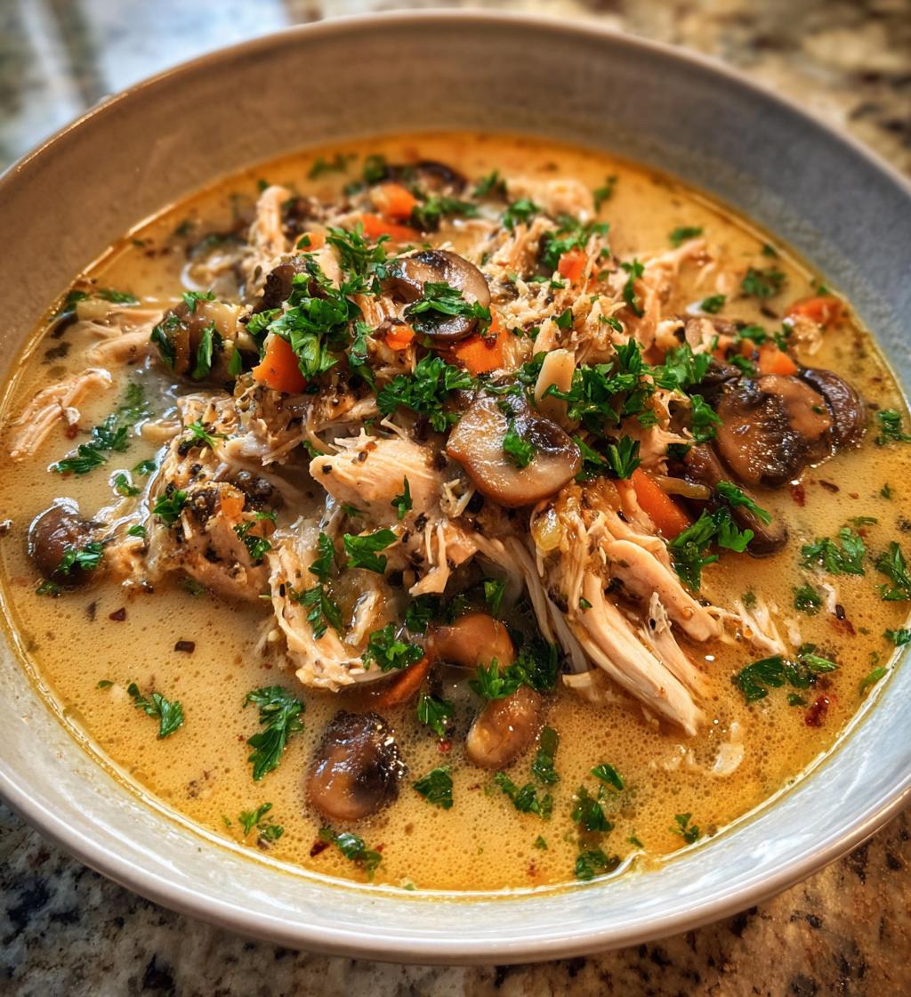 Chicken and Mushroom Soup