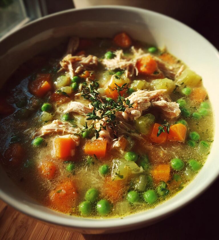 Chicken and Pea Soup