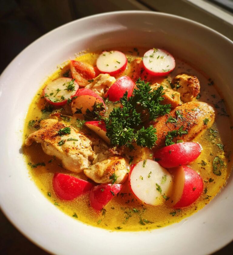 Chicken and Radish Soup