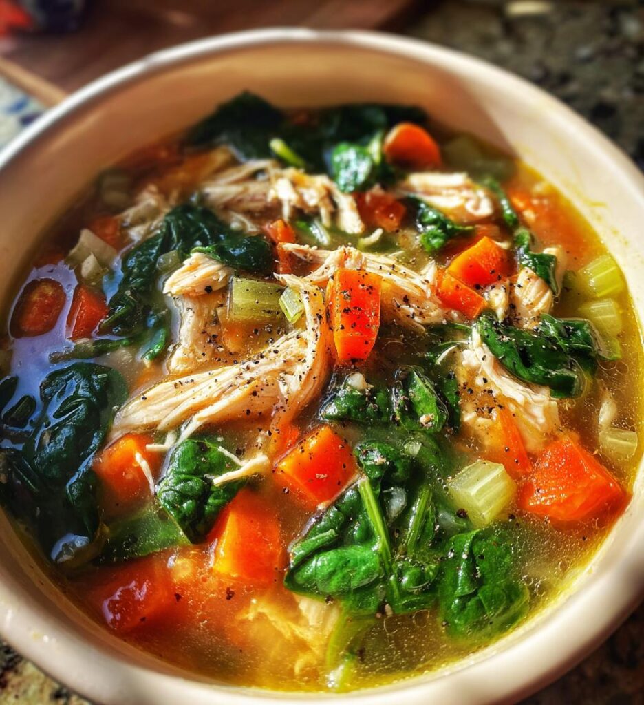 Chicken and Spinach Soup