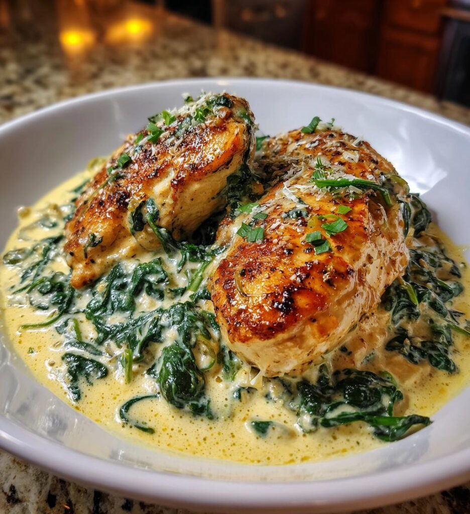 Chicken and Spinach Vodka