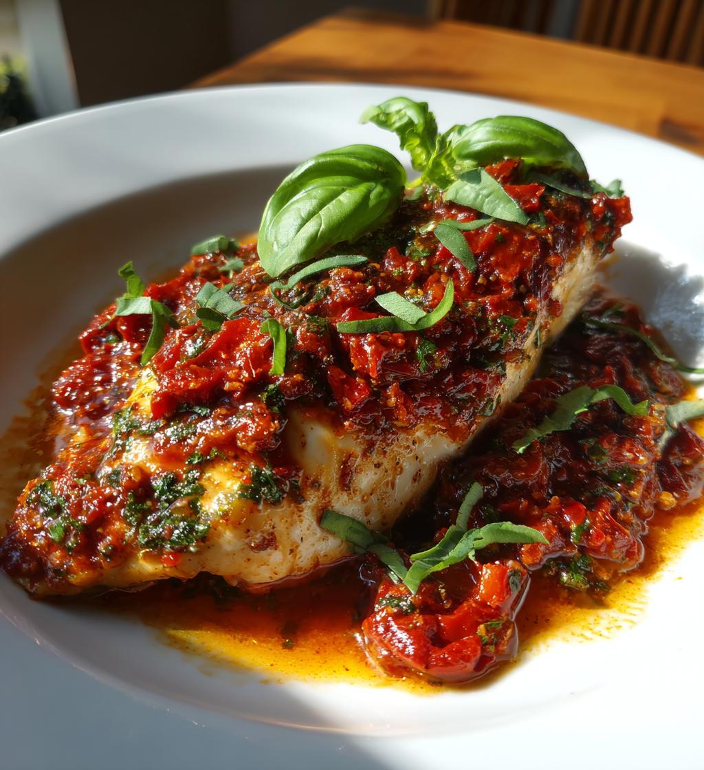 Chicken and Sun-Dried Tomato Pesto