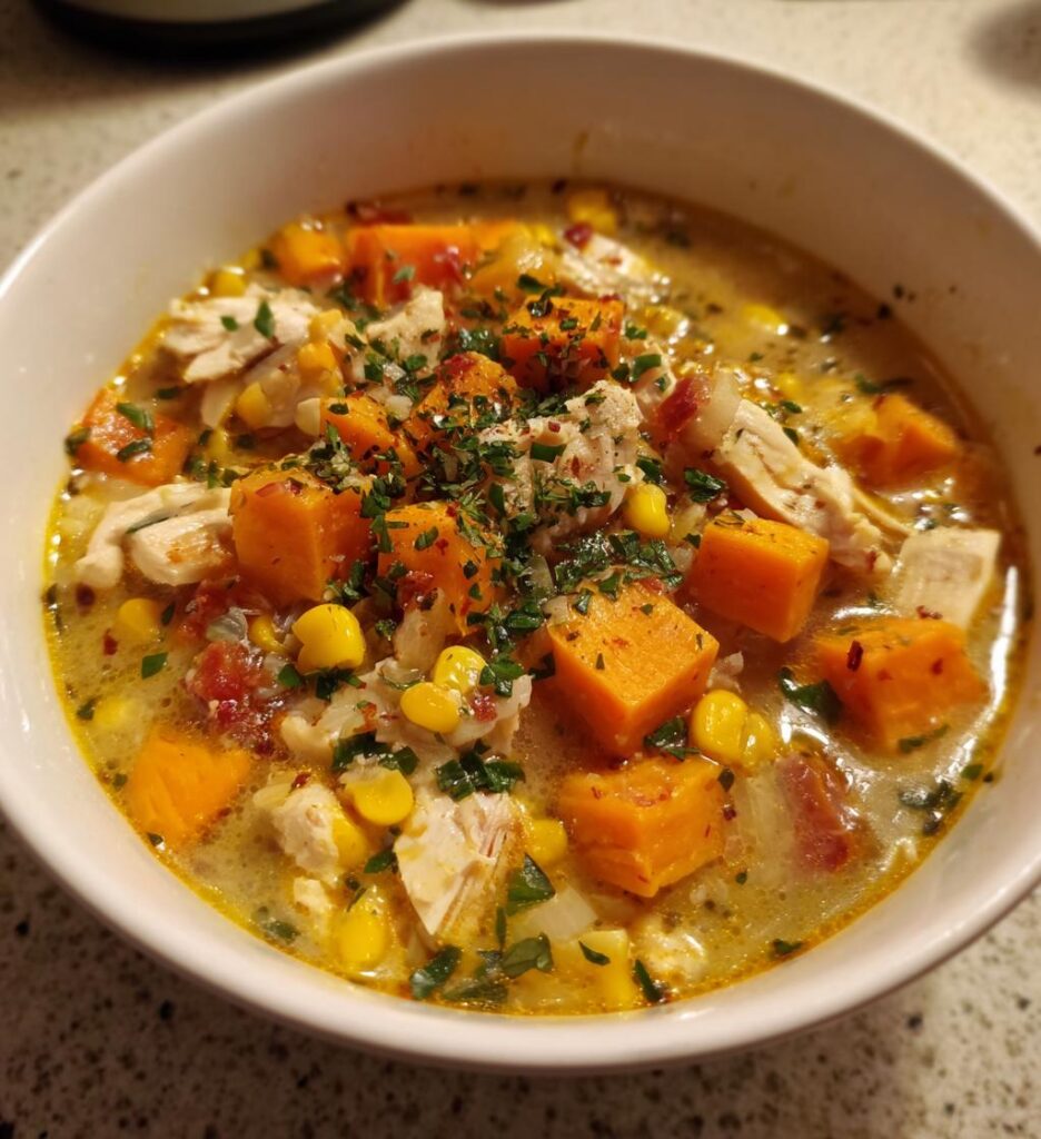 Chicken and Sweet Potato Chowder