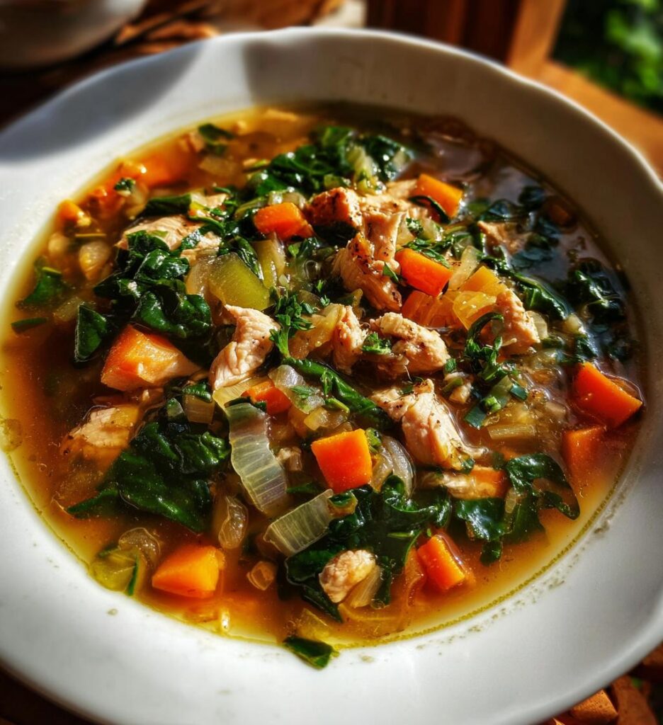 Chicken and Swiss Chard Soup