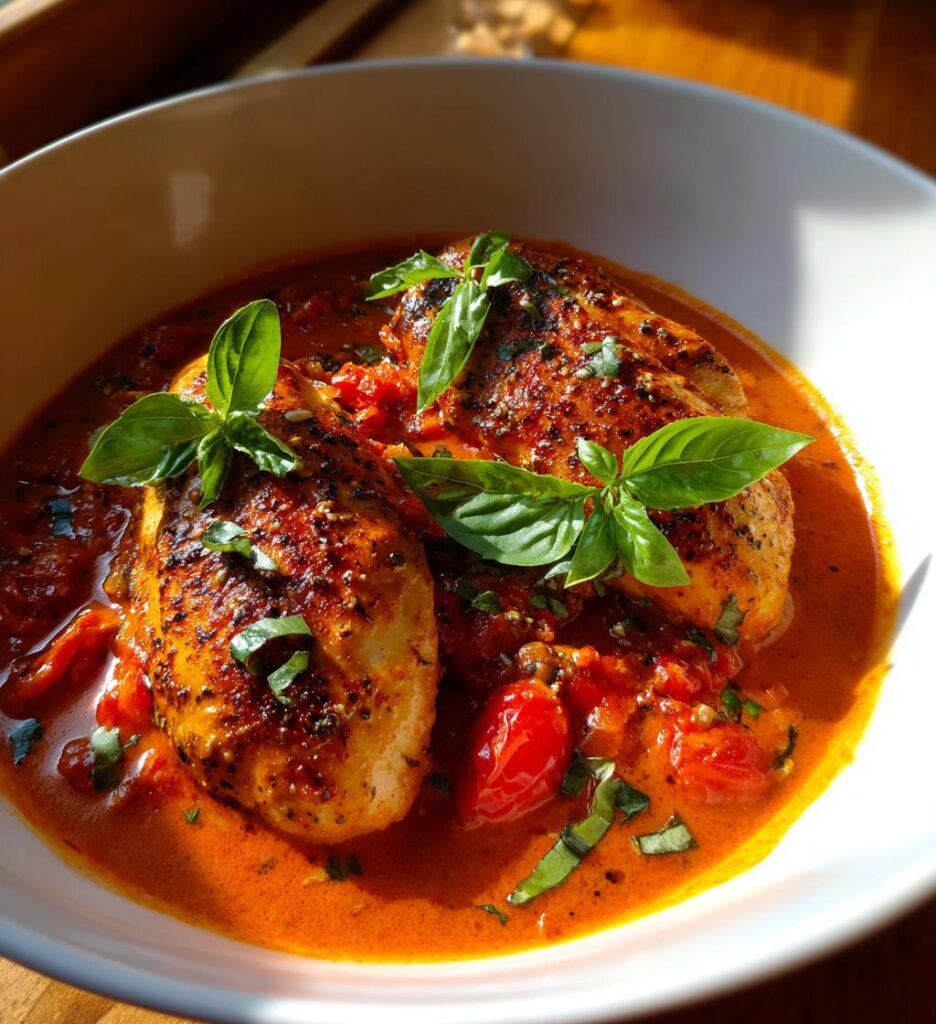 Chicken and Tomato Vodka