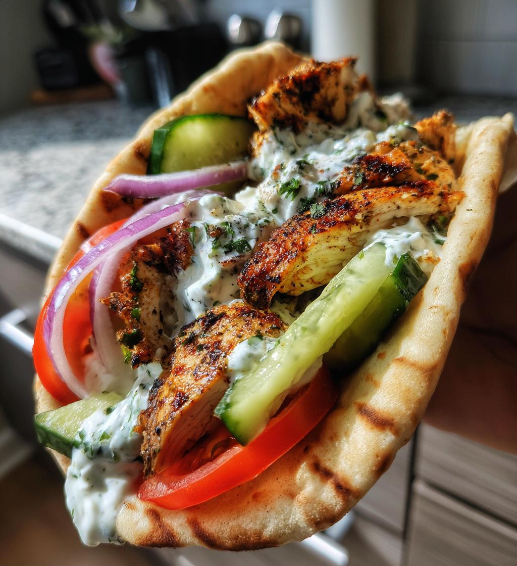 Chicken Souvlaki Sandwich