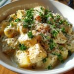 creamy garlic sauce potatoes