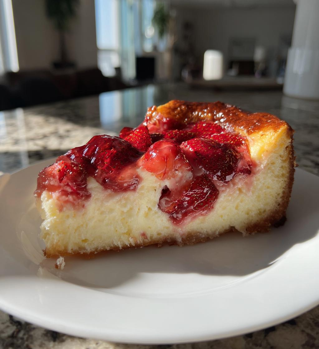 strawberry cheesecake dump cake